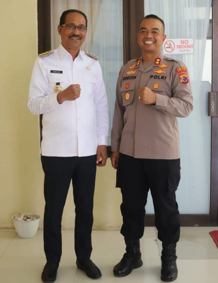 Bupati Paulus dan Kapolres