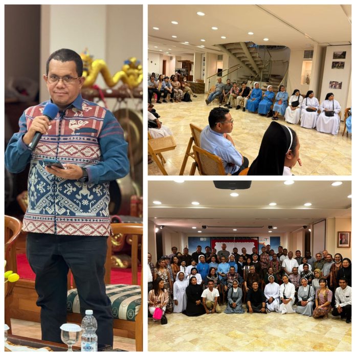 Gubernur NTT dan Diaspora di Roma
